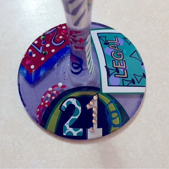 Lolita “21 Birthday” Martini Glass - Picture 4 of 4